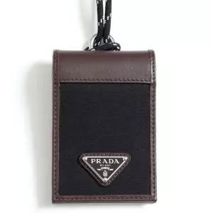 PRADA 26SS 스피드록 리나일론 레더 카드 홀더 2MR047 2DW3 F0002