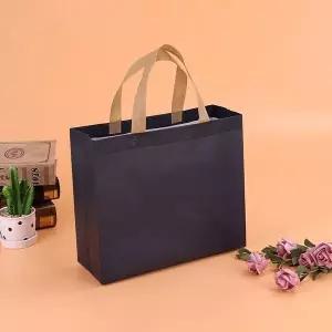[하프클럽/]PL 클래식 가방 심플 부직포 가방 10p세트(네이비) (32x28cm) No86