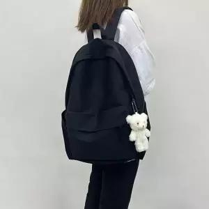 [하프클럽/]디자인 블랙 백팩 책가방 LKB1217 캐주얼 심플