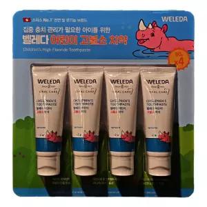 WELEDA 벨레다 어린이 고불소치약 60g X 4개
