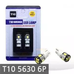 [하프클럽/]T10 5630 6P Power LED 미등 사각타입