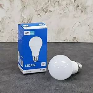 [하프클럽/]장수 a19 8w Led 볼전구 주광색 650