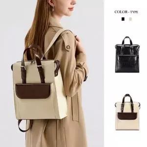[하프클럽/]캐주얼 백팩 136 (2color) 가방 미니 스퀘어 데일리 포올