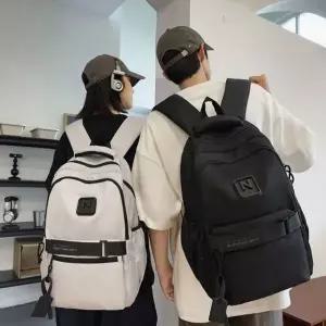 [하프클럽/]대학생 커플 깔끔 학생백팩 여성 남성 신학기 클래식