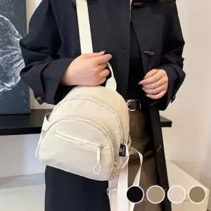 [하프클럽/]백팩 귀여운 나일론 데일리 사이즈 여성 지퍼 미니