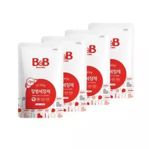 비앤비 젖병세정제 거품형 리필400mlX4개