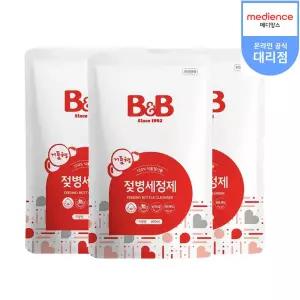 비앤비 젖병세정제 거품형 리필 400ml 3개묶음