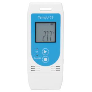 USB 온도 및 습도, 데이터 로거 기록기 수집 기록기, 습도 PDF 보고서 LCD 디스플레이 32000 포인트, 물류 운송,