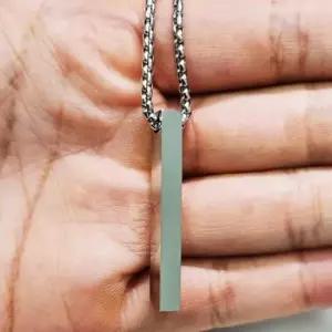 스틱바 목걸이 남자 체인목걸이 써지컬롱목걸이 스테인레스목걸이 녹슬지않는목걸이