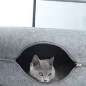 펠트 터널형 고양이 숨숨집 원형 구조 고양이 쉼터