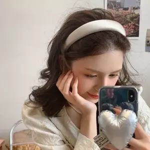 폭신 스펀지 머리띠 헤어밴드 비비드컬러 무지 넓은 스펀지헤어밴드 스펀지머리띠