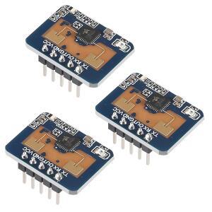 XIITIA 3pcs LD2410C 인간 존재 레이더 센서 모듈 HLK-LD2410 LD2410 밀리미터파 비접촉 24GHz ISM 밴드 직렬 포트 IO 레벨 출력