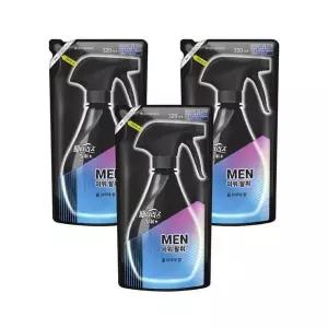 [셀러허브][페브리즈] 페브리즈 섬유탈취제 포맨 쿨 아쿠아 향 리필 320ml x 3개 (S15236564)