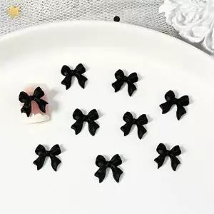 네일 손톱 10개 세트 셀프 파츠 리본 장식 네일아트-WFOOAGM