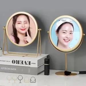[RIZPICK]키밍 화장 360도 회전 탁상거울 스탠드 거울 메이크업
