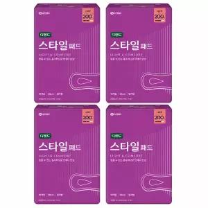 디펜드 스타일패드 대용량 여성용 18개입 x4팩