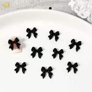 네일 손톱 10개 세트 셀프 파츠 리본 장식 네일아트-WFOOAGM