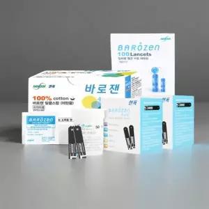 당화 혈색소 검사지 체크지 혈당 시험지100매+침100개+솜100개