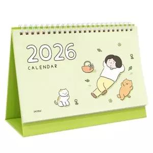 데스크캘린더 캘린더 인디고 2026 탁상달력-WFOOMED