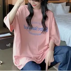 티셔츠 여성 오버핏 상의 레터링 데일리 반팔