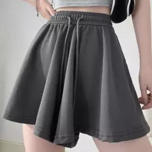 치마바지 여성 밴딩 플레어 반바지 팬츠 1P