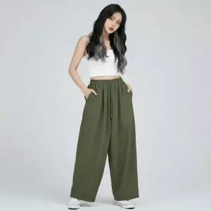 와이드팬츠 일자바지 벌룬 팬츠 아이스 바지 모던 통바지