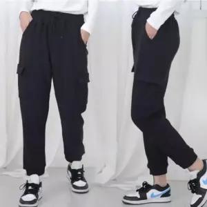 조거 팬츠 카고 바지 남녀 공용 밴딩 포켓 데일리 바지