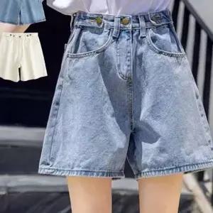 숏팬츠 데일리 탄탄한 디자인 데님 허리밴딩 반바지 깔끔한 캐주얼