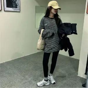 롱반팔티 여성 루즈핏 박시 티셔츠 원피스 홈웨어 레터링 반팔 나시