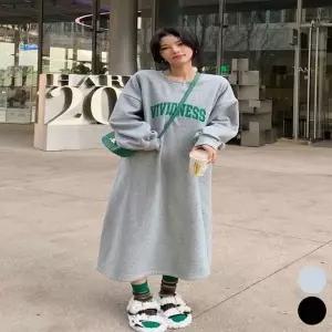 롱원피스 임부복 루즈핏 기모 겨울 홈웨어