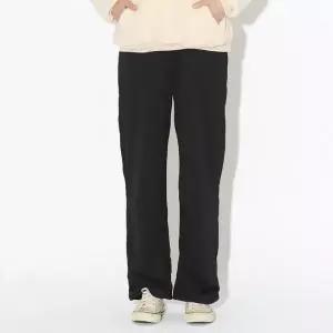 와이드 통바지 여성 하이웨스트 밴딩 청바지 나팔바지 겨울 팬츠