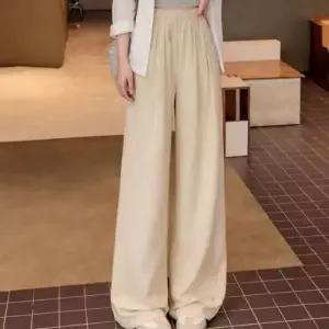 와이드팬츠 여성 루즈핏 밴딩 바지 고무줄 팬츠 데일리 라운지웨어