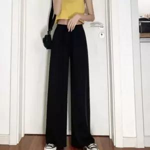 긴바지 여성 롱팬츠 여름 실키 홈웨어 데일리 바지
