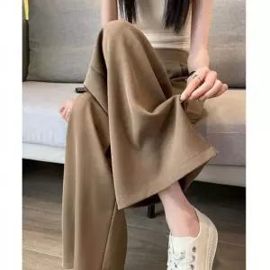 슬랙스 여성 와이드 밴딩 바지 허리밴딩 데일리 팬츠