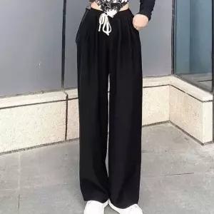 와이드 밴딩 팬츠 여자 데일리룩 대학생 엠티 바지