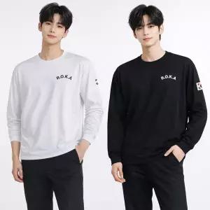 [디바옴므] ROKA 라운드 기능성 쾌적 쿨에버원단 스판 긴팔 티셔츠 쿨론 쿨링 남녀공용