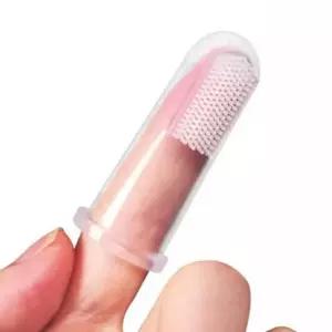 강아지 손가락칫솔 입냄새제거 치석제거 미니칫솔 2P