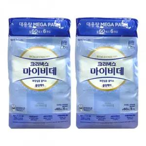 크리넥스 마이비데 캡형 60매 x 6 x 2팩