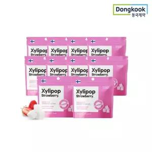 [동국제약] 자일리팝 자일리톨 캔디 딸기 30g x 10봉