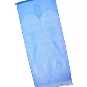 커텐문발 포인트 작은방 고급커튼 100x203cm 블루