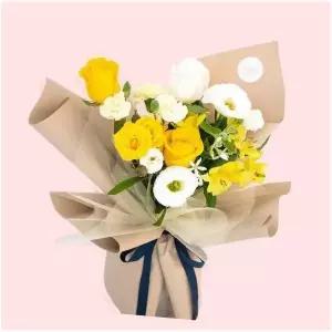 스노우폭스 플라워 꽃무늬 꿈과 희망을 노래하는 미녀와 야수 벨 꽃다발 (택배 퀵) 4209242