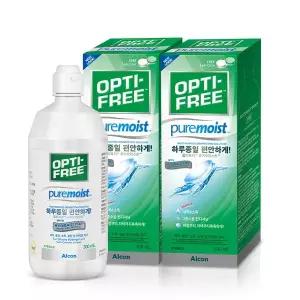 [옵티프리] 렌즈세척액 퓨어모이스트 300ml 2개