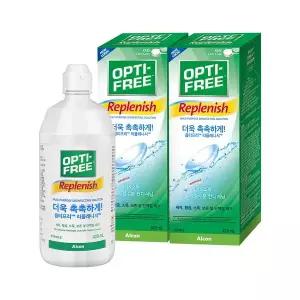 [옵티프리] 렌즈세척액 리플레니시 420ml 2개