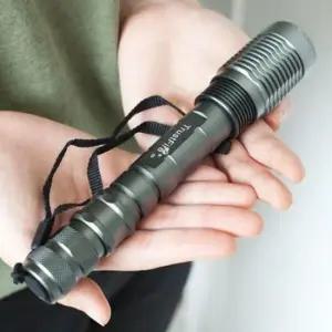 LED 확대줌 후레쉬 램프 손전등 미니 렌턴