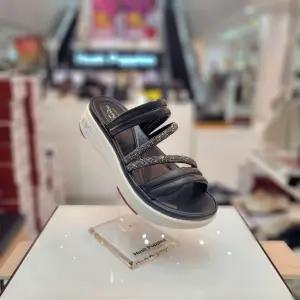 여성 발 편한경량 4cm 컴포트 웨지힐 스트랩 슬리퍼 3f26035-3CA 794886