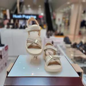 여성 발 편한 4cm 브리짓 버킨 큐빅 벨트 스포츠 샌들 3fr038-FCA 794696