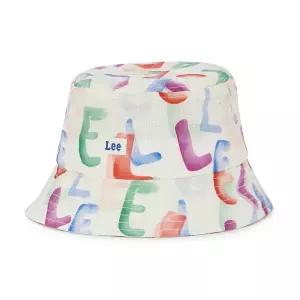 로고 전판 프린트 버킷햇 LK2602BK02