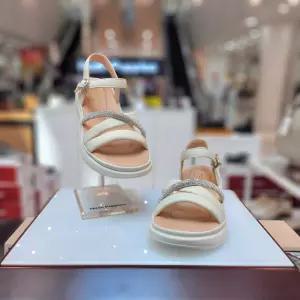 여성 발 편한경량 3.5cm 컴포트 웨지힐 스트랩 샌들 3f26034-18CA 794603