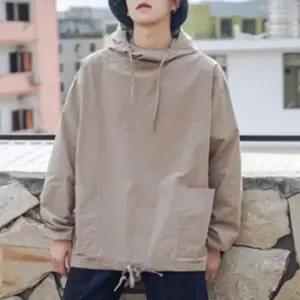 남성 아무 가을 겨울 데일리 캐주얼 아노락 반팔티