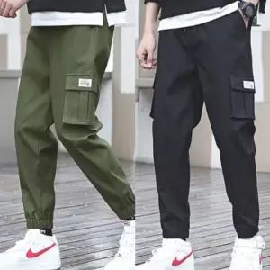 남자카고바지 조거팬츠 허리밴딩긴바지 IS- 캐주얼